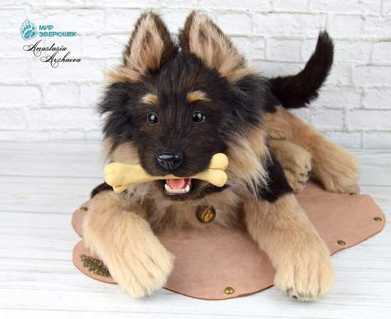 german shepherd teddy bear