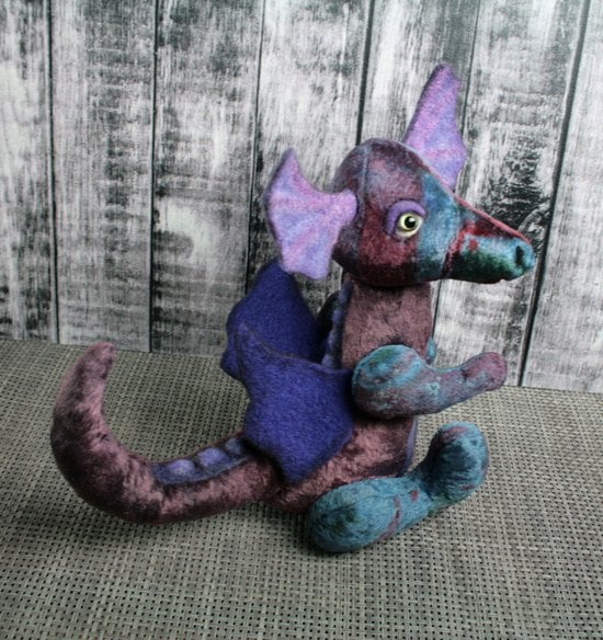 Purple dragon stuffed sale animal