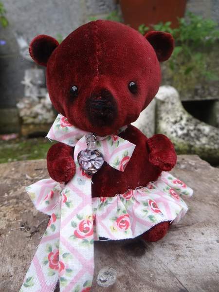 ruby teddy bear