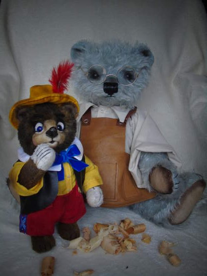 pinocchio teddy bear