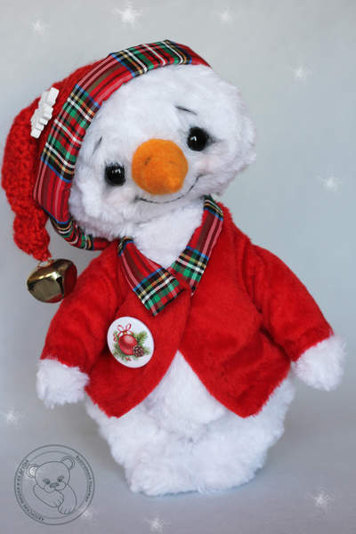 snowman teddy bear