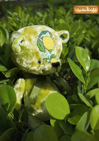 lemon bear plush